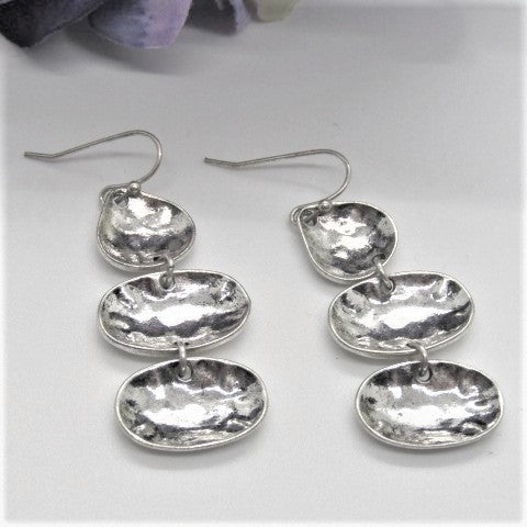 Fabulous Multi Disc Drop Earrings