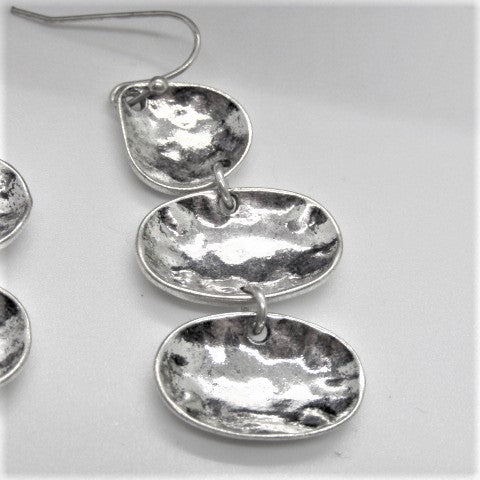 Fabulous Multi Disc Drop Earrings