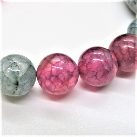 Stunning Raspberry Sweets Princess Necklace Set