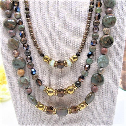 Fabulous Green Opal Delight Necklace