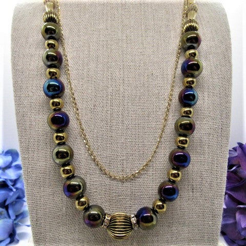 Amazing Purple Dreams Matinee Necklace