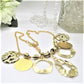 Beautiful Circles of Gold Necklace