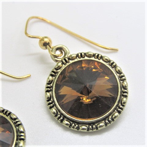 Lovely Smokey Topaz Earrings