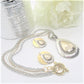Lovely Silver Beauty Necklace Set