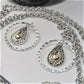 Silver Tears Necklace Set