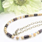 Glamorous Fossil and Chain Matinee Necklace