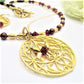 Beautiful Golden Pleasure Necklace Set