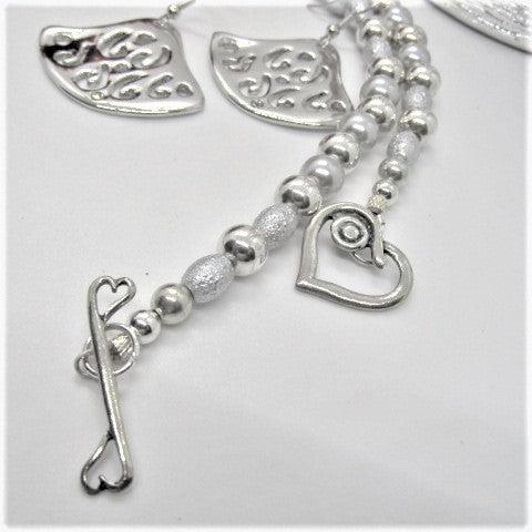 Silver Beauty Necklace Set