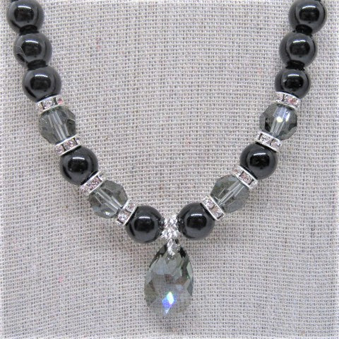 Gorgeous Black Diamond  Necklace