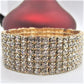 Stunning Gold Rhinestone Bracelet