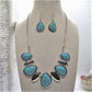 Fabulous Turquoise and Silver Necklace Set