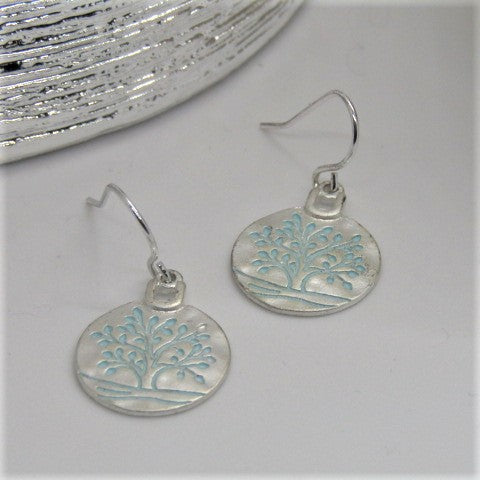 Beautiful Silver Tree of Life Earrings