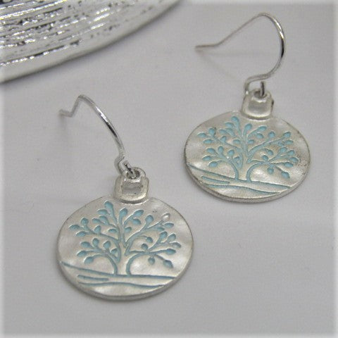 Beautiful Silver Tree of Life Earrings