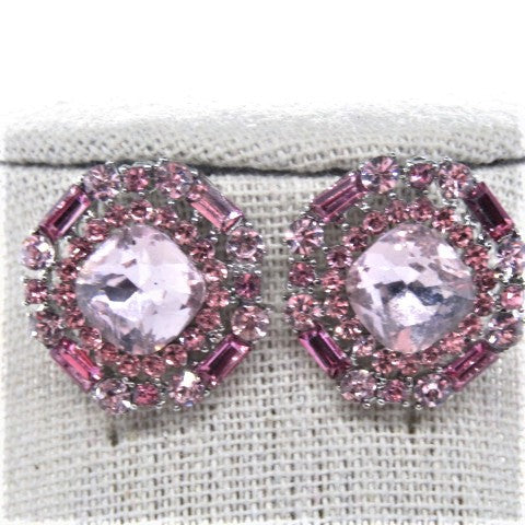Lovely Marquise Pink Stud Earrings