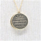 Inspirational Message Necklace