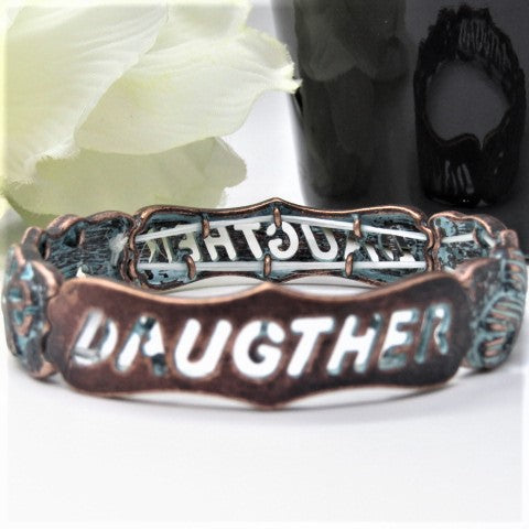 Fantastic Patina Daughter Bracelet