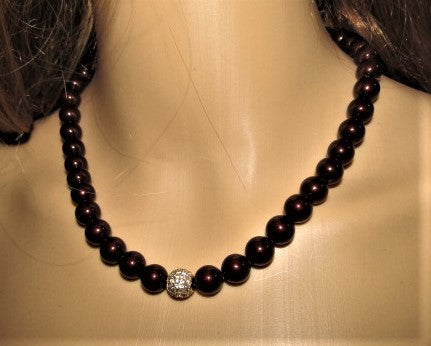 Beautiful Mocca Pearls Necklace Set