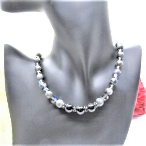 Lovely Shades of Black B Necklace