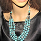 Gorgeous Turquoise and Silver Necklace Set