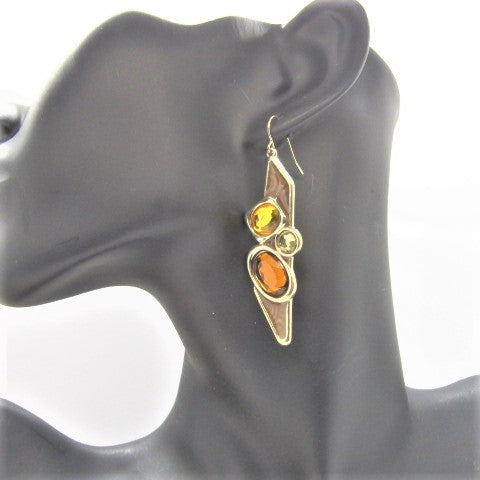 Lovely Gold Dangle Earrings