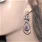 Stunning Tear Drop Stone Earrings