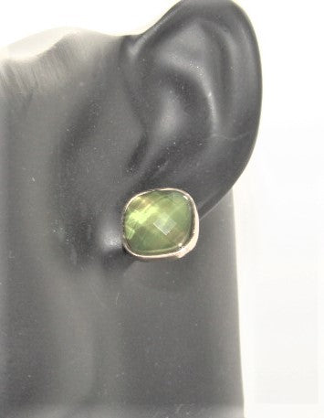 Gorgeous Green Stud Earrings