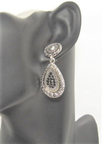 Lovely Silver Swirl Earrings