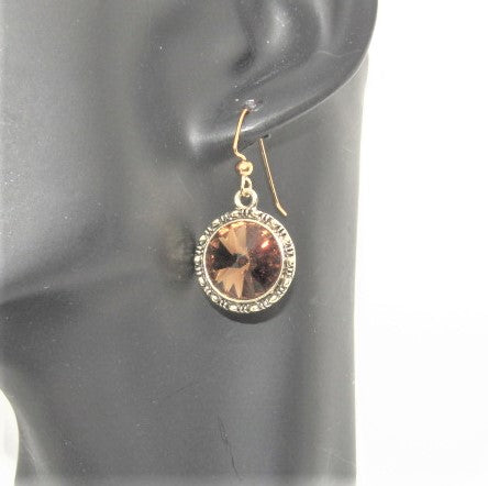 Lovely Smokey Topaz Earrings