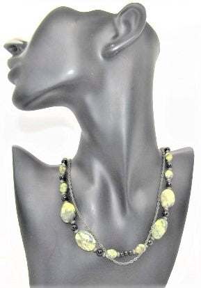 Enchanting Yellow Turquoise Tonight Necklace