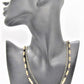 Glamorous Fossil and Chain Matinee Necklace
