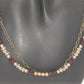 Glamorous Fossil and Chain Matinee Necklace