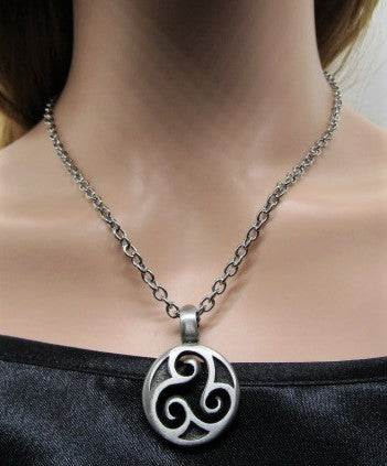Triple Spiral Necklace