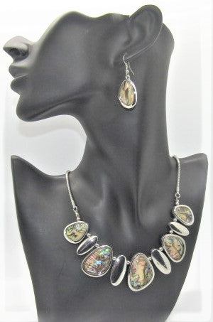 Gorgeous Abalone Necklace Set