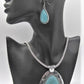 Marvelous Teardrop Turquoise Necklace Set