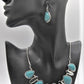 Fabulous Turquoise and Silver Necklace Set