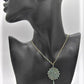 Lovely Long Green Crystal Necklace