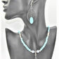 Fabulous Turquoise Teardrop Necklace Set