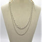 Beautiful Multi Silver and Gold Necklace