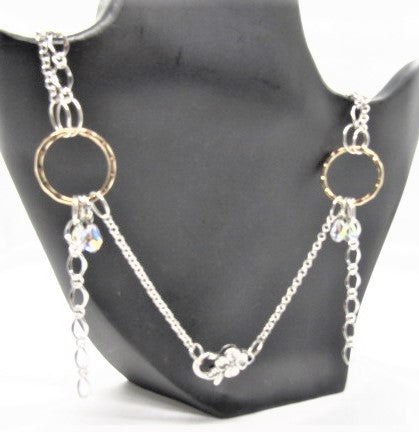 Beautiful Multi Silver and Gold Necklace