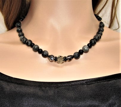 Gorgeous Black Beauty Two Necklace