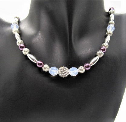 Fabulous Colored Hearts B Necklace Set