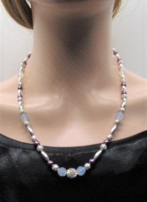 Fabulous Colored Hearts B Necklace Set